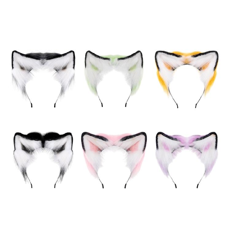 Sweet Cosplay Anime Cat Ears Headband Plush Hair Hoop for Cosplay Enthusiasts