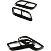 Car Exterior Exhaust Pipe Mufflers Cover Compatible with 2020-2023 Cadillac CT4/CT5, 2023-2024 Cadillac CT6,Stainless Steel Exhaust Pipe Decorate