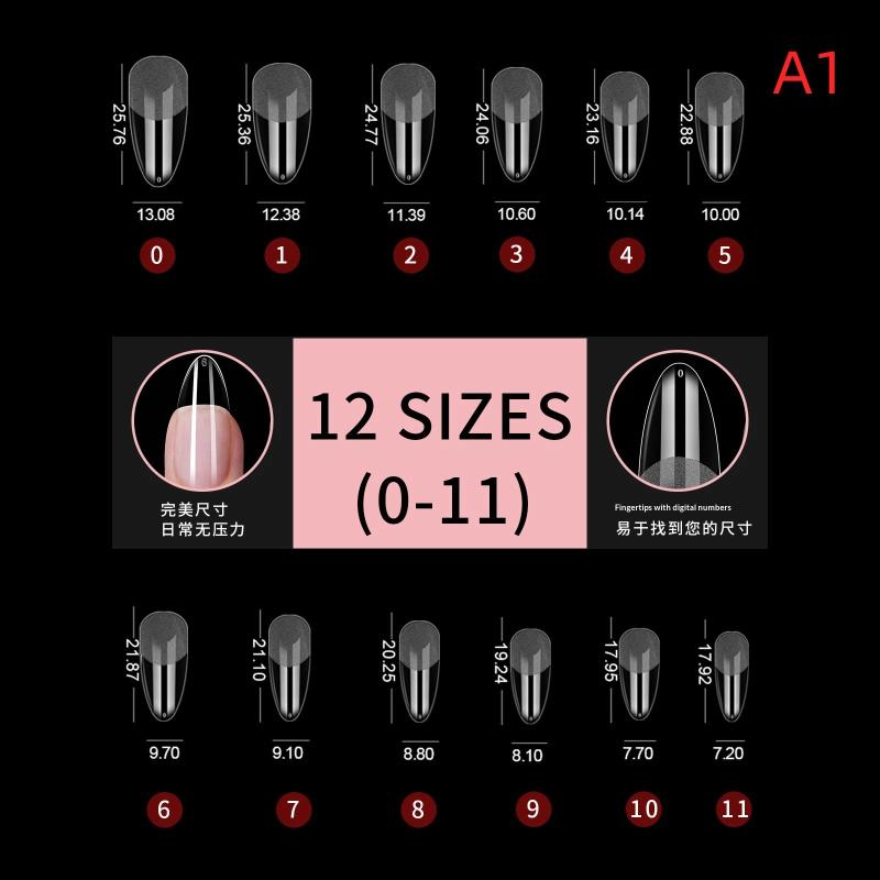 450Pcs Soft Gel Nail Tips Short Almond Nail Tips Full Cover False Nail Tips For Acrylic Nails Salon Home Press On Nails