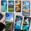 Landschafts-Handyhülle für iPhone 17, 16, 15, 14, 13, 12, 11 Plus, Pro, Magnetisch mit Magsafe Kabelloses Laden