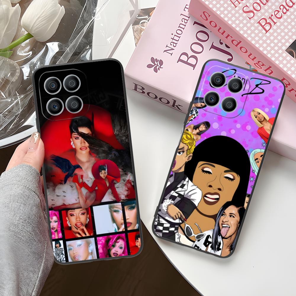 Cardi B Matte TPU Mobile Phone Case for Honor 90 80 70 60 50 30 20 10 9 8 7 Pro S SE Lite 5G Colorful Printing Cover