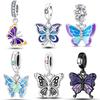 Copper Colour Dark Night Butterfly Charm Fit Charms Copper Colour Original Bracelet For Jewelry Making