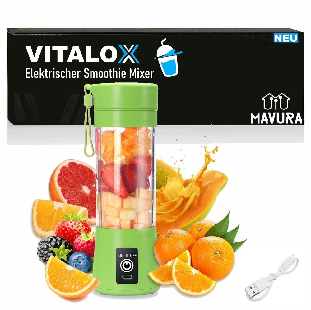 

VITALOX Електричний Смузі Мейкер Стаціонарний Блендер Міні Міксер Блендер Шейкер м. акумуляторний блок