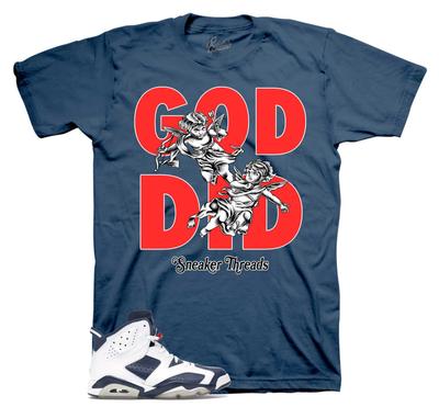Shirts To Match Retro 6 Olympic Paris - God Sneaker Tees