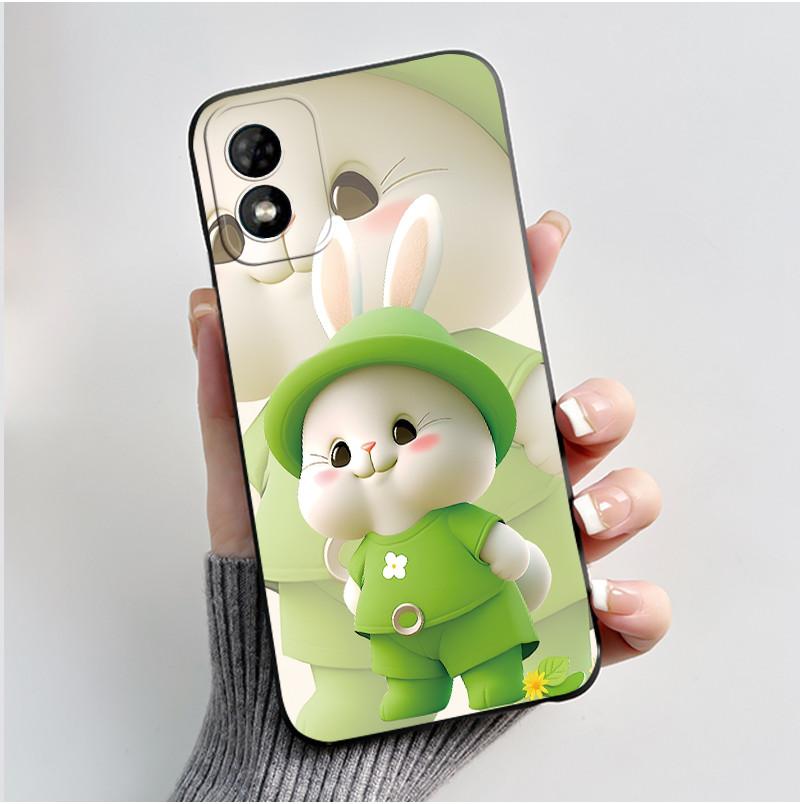 Phone Case For Itel A18 Bumper Soft Silicone Jelly Black Case Stylish Style Fashion Snow Mountain Painted Shockproof Cover