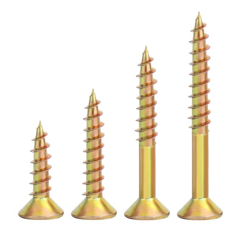 Hardened Color Zinc Phillips Flat Head Drywall Self-Tapping Screws