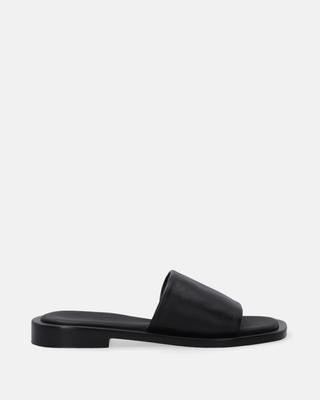 Black Women's Flip-flops with Elastic Insert Black Women's Flip-flops with Elastic Insert 37