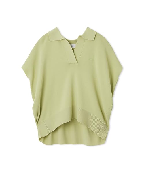 Emi Cool Touch Knit Polo Lime Women's Top, 13WNT252042,