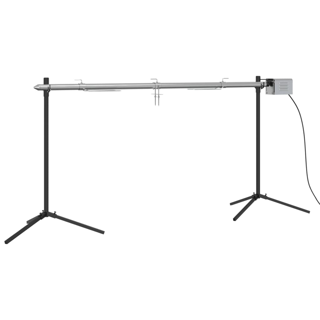 Automatický rošt na rožnění s motorem Nerezová ocel 150 x 46,5 x 82,5 cm