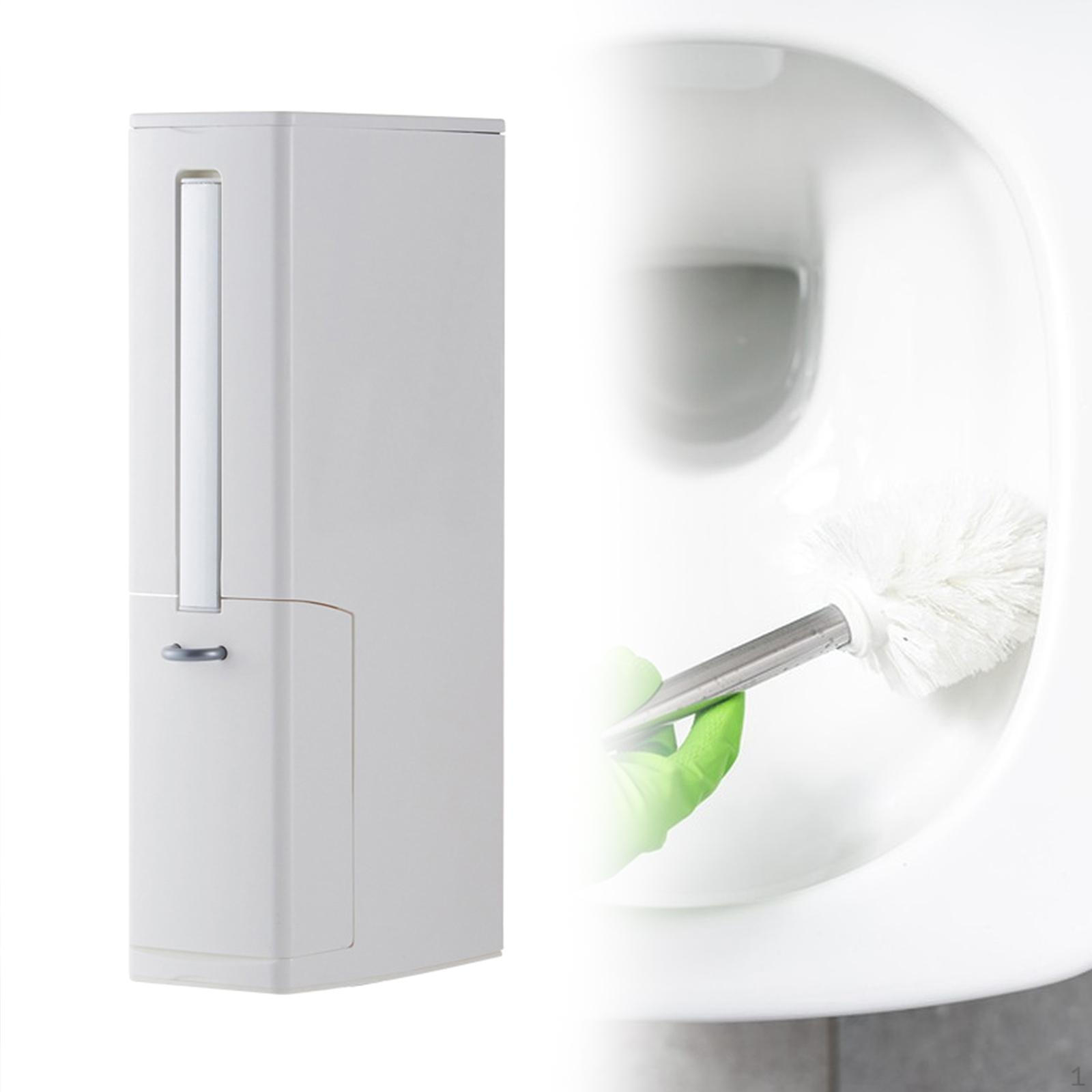 

Современное мусорное ведро и туалетный ёршик для стильных домов белый