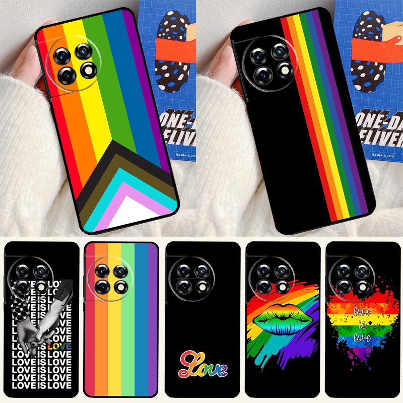 Gay Lesbian LGBT Rainbow Pride For OnePlus Nord CE 4 3 2 Lite N20 N30 9 10 Pro 8T 9RT 10T 10R 13R 12R 11 12 13 Phone Case