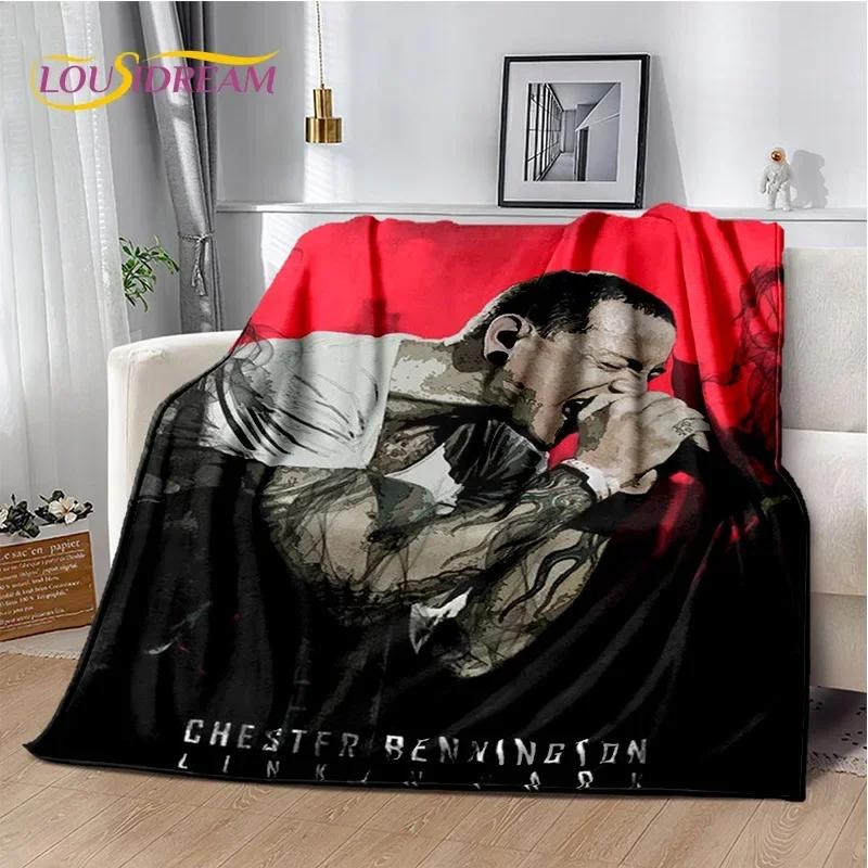 Ρετρό Μουσικό Συγκρότημα 3D L-Linkin-Park Μαλακές Κουβέρτες, Κουβέρτα για Ζέσταμα Άνετη Κουβέρτα για Πικνίκ Κρεβάτια Καναπέ Σπίτι Υπνοδωμάτιο Παιδί