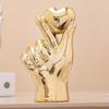 1pcs Valentine's Day Heart Gesture Ornament Minimalist Home Desktop Decor Ceramic Craft for Holiday Gift