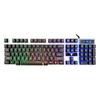 RGB Backlit Silent Membrane Gaming Keyboard, Mechanical Feel, 104-Key, Wired USB, Cross-Border.