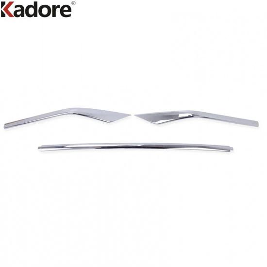 Rear Bumper Cover Trim For Toyota Venza Harrier -  2024 Chrome Tailgate Bottom Molding Garnish Strip Car Accessories