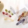 New Acrylic Matte Duckbill Hair Claws Barrettes Bow Solid Color Hair Clips Hair Accessories For Women Hairpin Ponytail Headwear