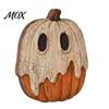 Textured Wood Craft Ornaments Halloween Wooden Ornaments, Distressed Pumpkin/Cat Decorations, Desktop & Wall Premium Solid Art Decors for Autumn