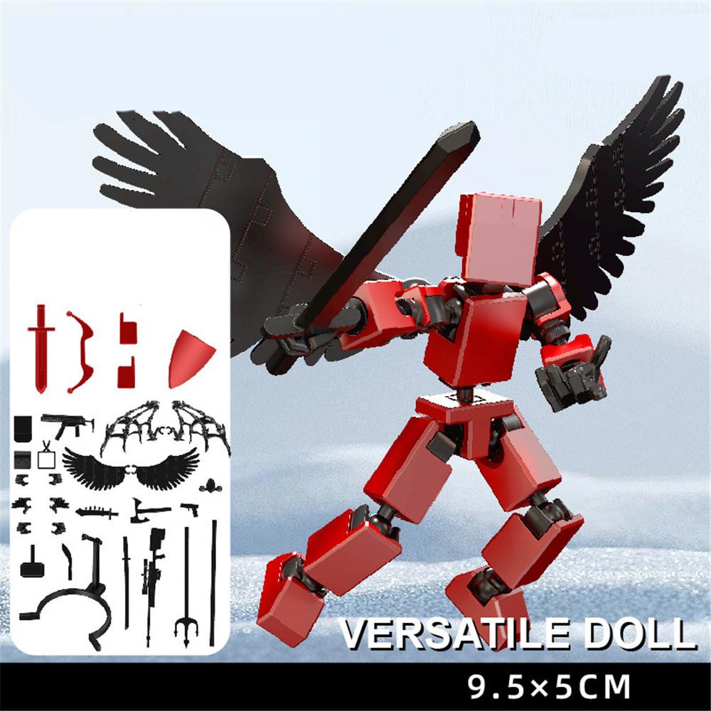 Plastics Multi-Jointed Movable Shapeshift Robot 3D Printed Mannequin Figures for Toys Kids Parent-children Game Gifts Home Decor