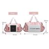 Große Damen-Reisetasche Multifunktionale Sporttasche Handtaschen Nylon Wasserdichte Umhängetasche Damen Nass-Trocken-Taschen Sporttaschen