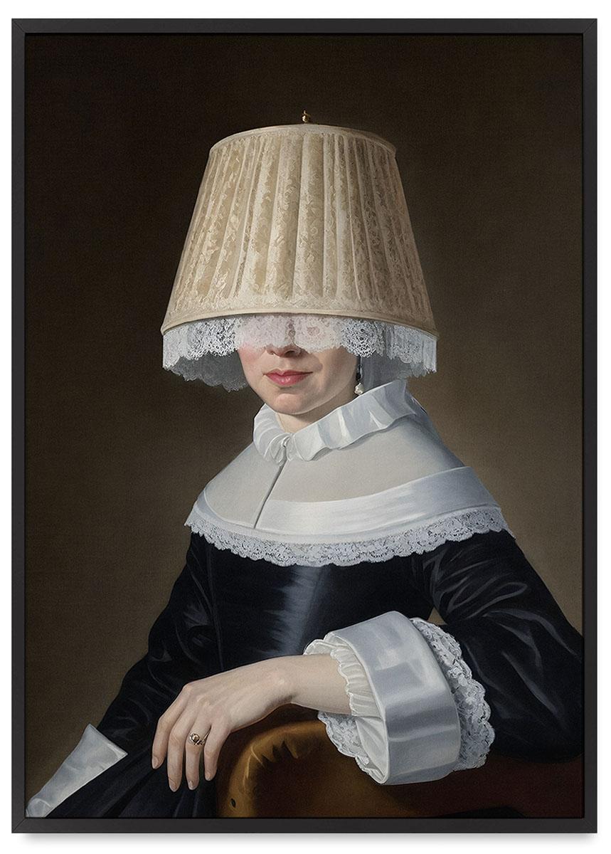 

Plakat portret lapa abażur 21x30 cm