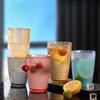 5Pcs New Acrylic Drop-proof Cups Set Home Colored Beer Mug Stackable Restaurant Drinks Juice Cup for Party
