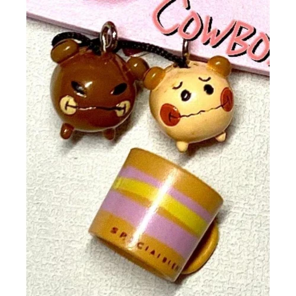 Capsule Toys Mini Mocha Coffee Beans Dog Aromatherapy Q Version Bean Coffee Beans and Cups Cute Pendant
