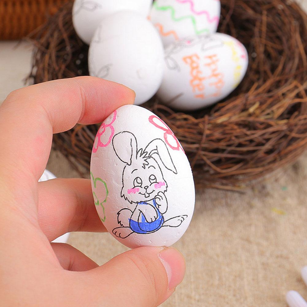 Easter Eggs Painting Kit for DIY Design for Boys Girls Paintable Eggs with Doodle Kit Easter Egg Coloring Craft Kit Easter Gift