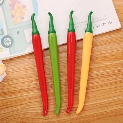 1 Piece Cute Cartoon Kawaii Chili Paprika Vegetables Pen School Office Gel Pens Supplies Stationery