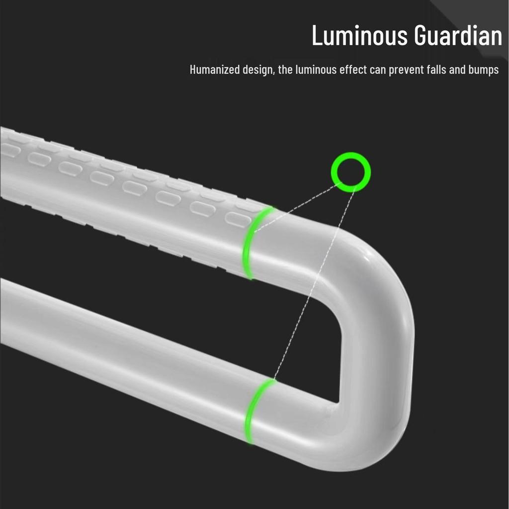 U-Shaped Bathroom Handrail for Disabled & Elderly - Thickened, Barrier-Free Support