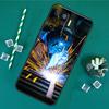 Welder Welding Hot Metal Worker Case For Oppo A17 A15 A40 A60 A80 A16 A76 A96 A18 A38 A58 A78 A98 A91 A57 A74 A94 A54S Cover