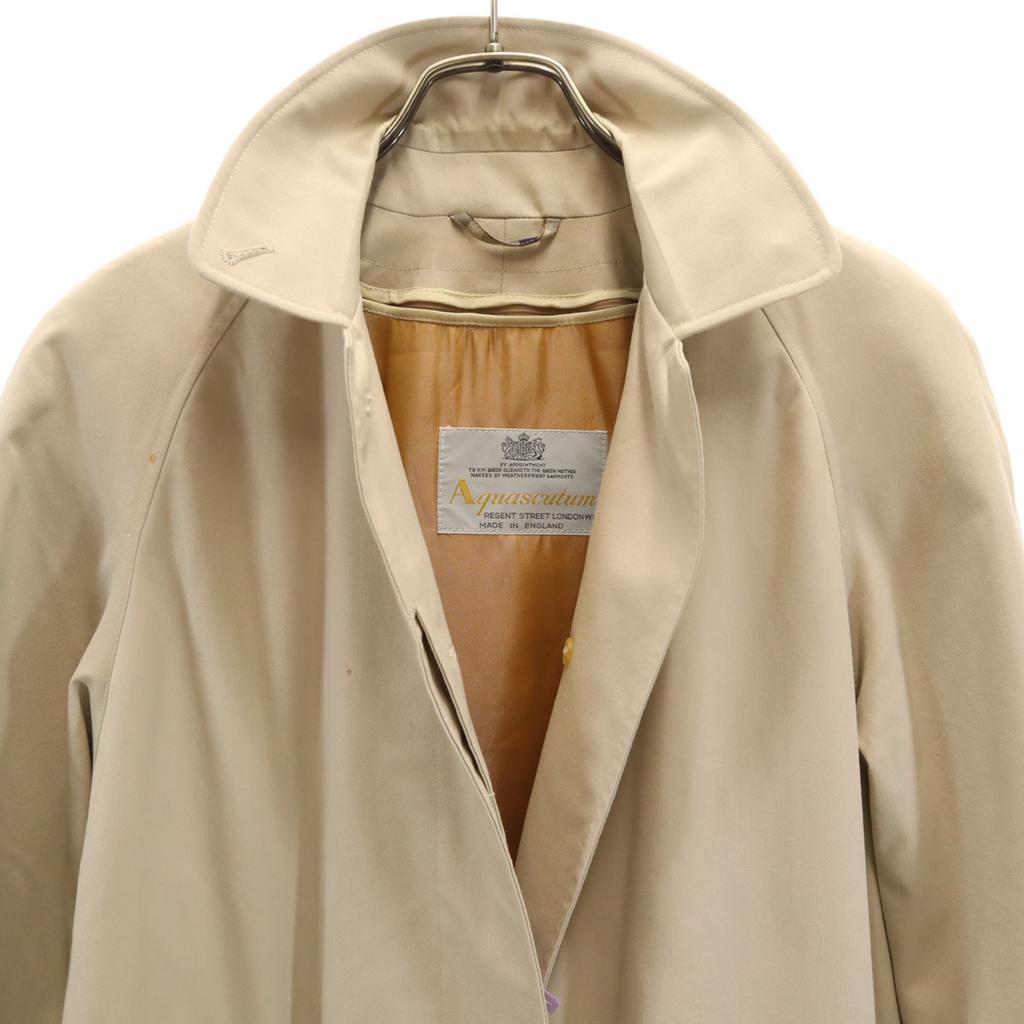 Aquascutum 70s 80s Vintage made in England Stainless collar coat Women Used