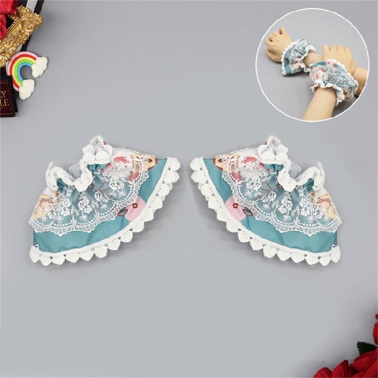 Stilvolles Spitzen-Haarband Armstulpen Anime-Maid-Kostüm Requisiten Kopfschmuck Für Damen Teenager Japanische Animation Event Kopfstück