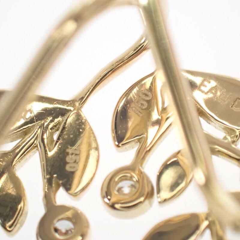 4℃  Pierce K18 yellow gold/diamond Women