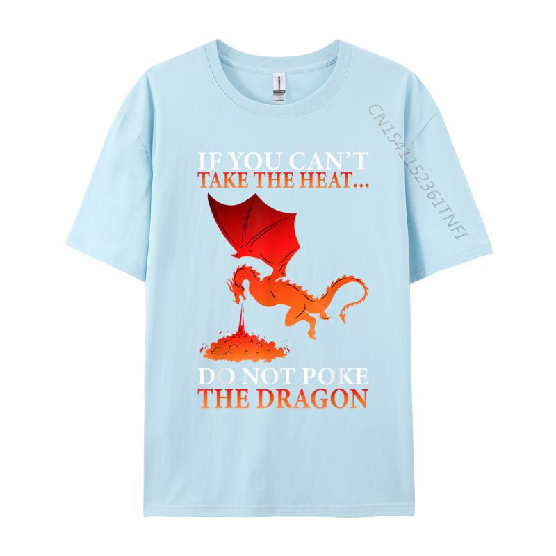 Cool Dragon Flame-Spewing Flying Mythical Creature Design Cotton Men Tops Shirt Camisa T-Shirt Luxury Designer T-Shirts Classic
