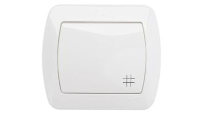 Simon Akord Cross Connector With Backlight White Aw7L/11