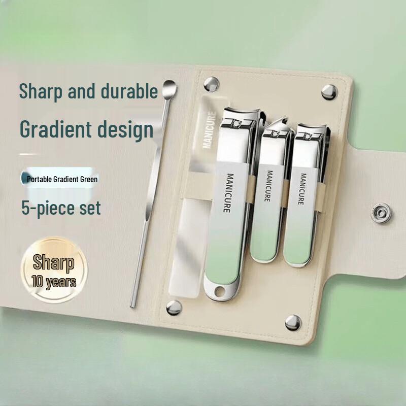 Anti-Splash Nail Clipper & Manicure Set