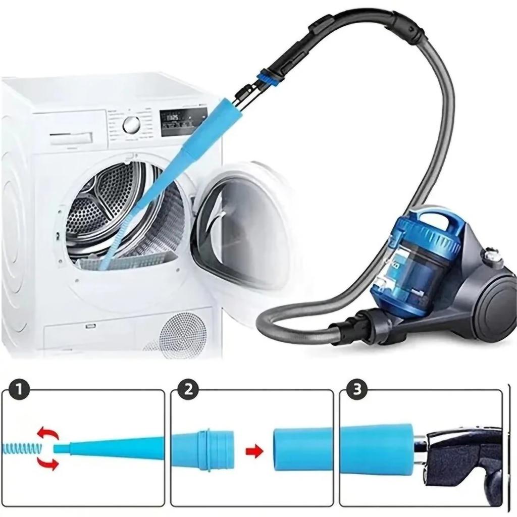 Dryer Vent Cleaner Bendable Vacuum Cleaning Hose Universal Vent Cleaner Vacuum Attachment Household Deep Cleaning Tool