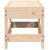 Garden Stool 62 x 30 x 32 cm Solid Pine Wood