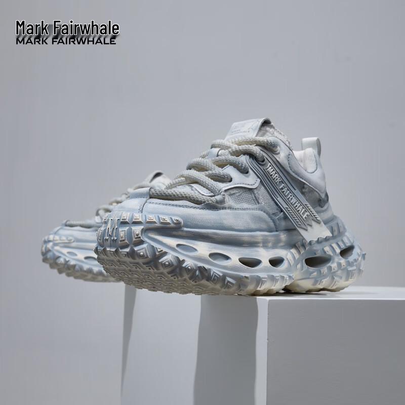 Mark Fairwhale Men s Breathable Height-Increasing Casual Sneakers 44 ледниковый синий
