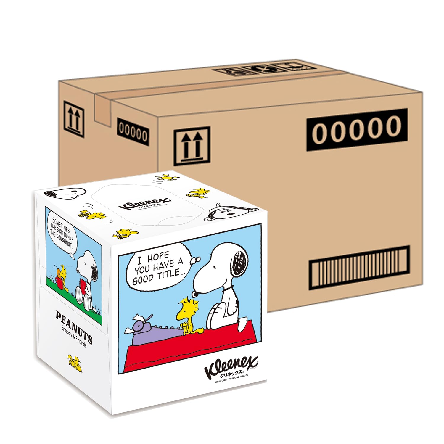 

Kleenex Cube 160 листов Snoopy x 12 коробок [Продажа кейсом] Салфетки, Форма, (80 пар), белый