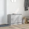 VidaXL Armoire à chaussures sonoma gris 80x34x63 cm bois d'ingénierie 839964
