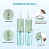 Mouth Washing Machine Powerful Portable Irrigator Dental Water Jet 3 Modes USB Rechargeable 4 Jet for Teeth Cleaning Health