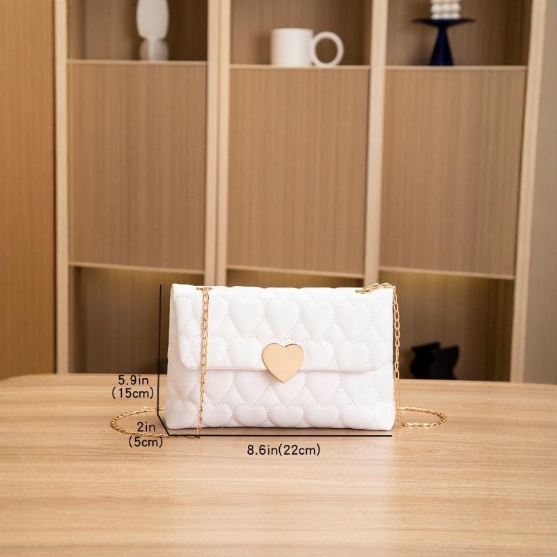 Peach heart lock shoulder bag spring and summer new multi-functional women's small bag with inner women's bag