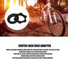 CANSUCC Bike Hub Disc Brake Center Lock Adapter Aluminum Alloy Center Lock Disc to 6 Pin Disc Adapter