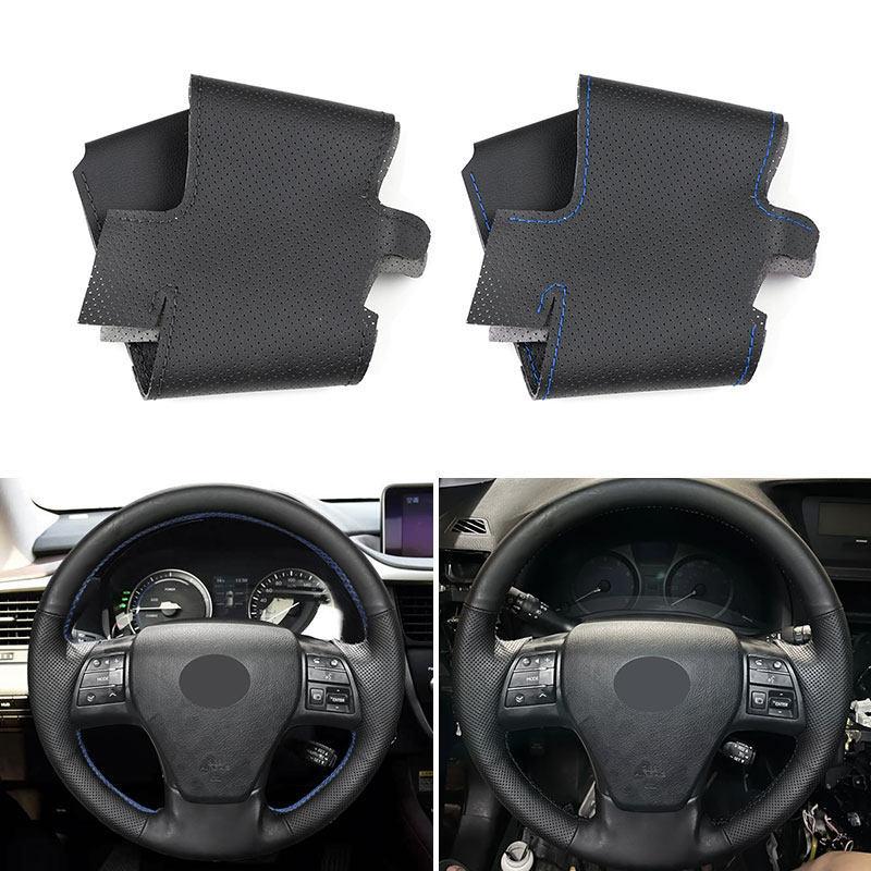 For Lexus RX270 RX350 RX450 2009 2010 2011 Car-styling Interior Microfiber Leather Steering Wheel Cover Trim Accessories