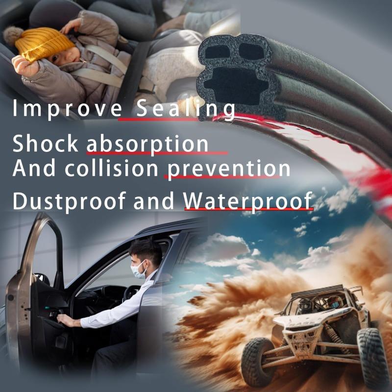 52.49ft Car Door Seal Strip, Self Adhesive Weather Stripping