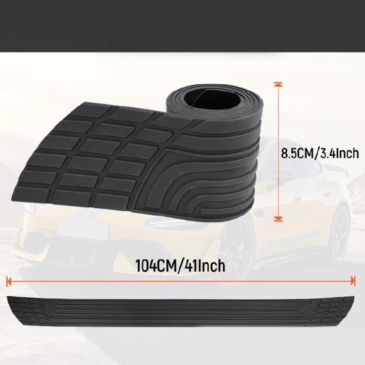105'' Automotive Rubber Protection Strips for Rear Bumpers Anti Scratch Anti Collision & Scratch Guard