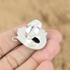 Gift For Her 925 Silver Natural Rhodonite Multi Stone Flower Adjustable Ring