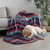 Zigzag Pattern Blanket Microfiber Flannel Cover Blanket Bedroom Living Room Sofa Soft And Comfortable Home Decoration