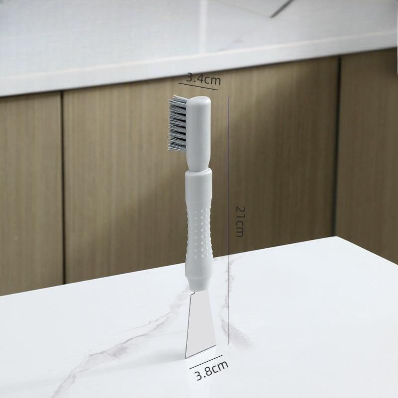 

Brush shovel integrated Cleaning Small Tool Knife Range Hood Beautiful Seam Multifunctional Shovel Rubber Scraper Dirt Scraper чёрный